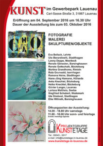 Kunstetage Lauenau - Ausstellung Lonny Deppe