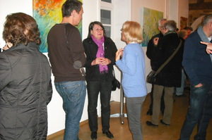 Vernissage Ausstellung von Lonny Deppe im Bruchhof in Stadthagen